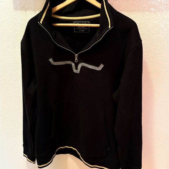 Kimes Ranch Black Zip Up Men's Sweater - Picture 4 of 4